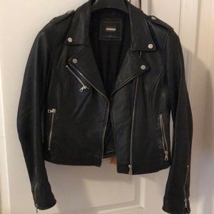 Biker leather jacket